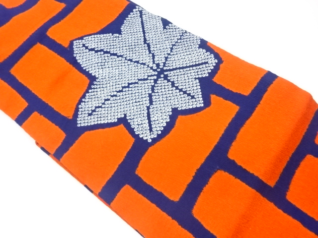 絞り紅葉模様名古屋帯